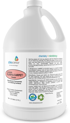 Z-Probiotic - FLOOR + CARPET CLEANER - Biosurfactant Concentrate for All Walking Surfaces